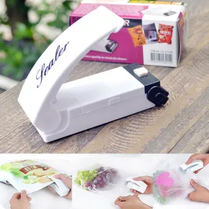 New AS Seen on TV Super Sealer! Mini pocket sized portable heat sealer to keep your bagged food fresh after opening!