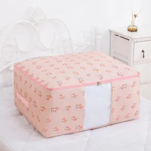 Oxford Storage Bags Folding Organizer Washable Portable Storage Container for Clothes Quilts