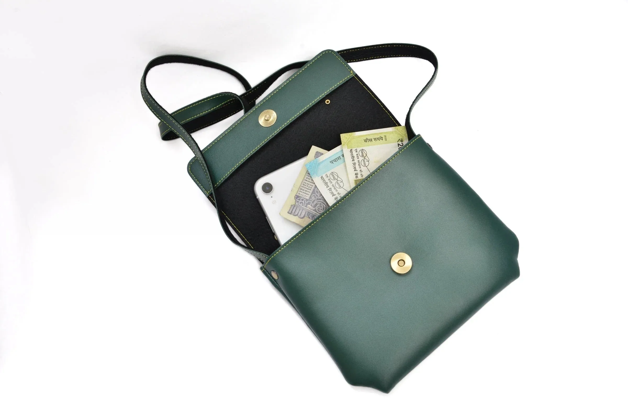 Personalized Sling Bag - Olive Green