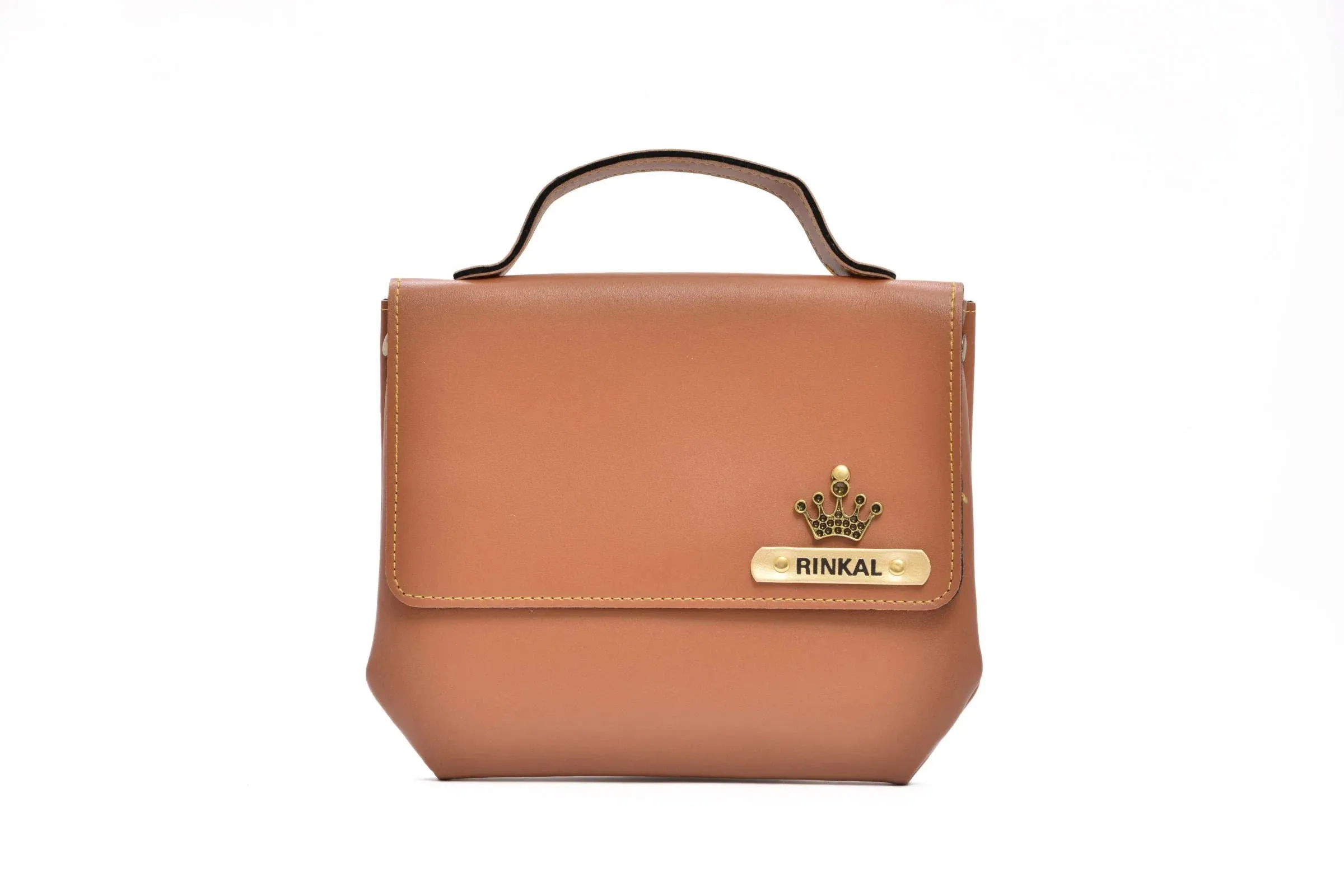 Personalized Sling Bag - Tan