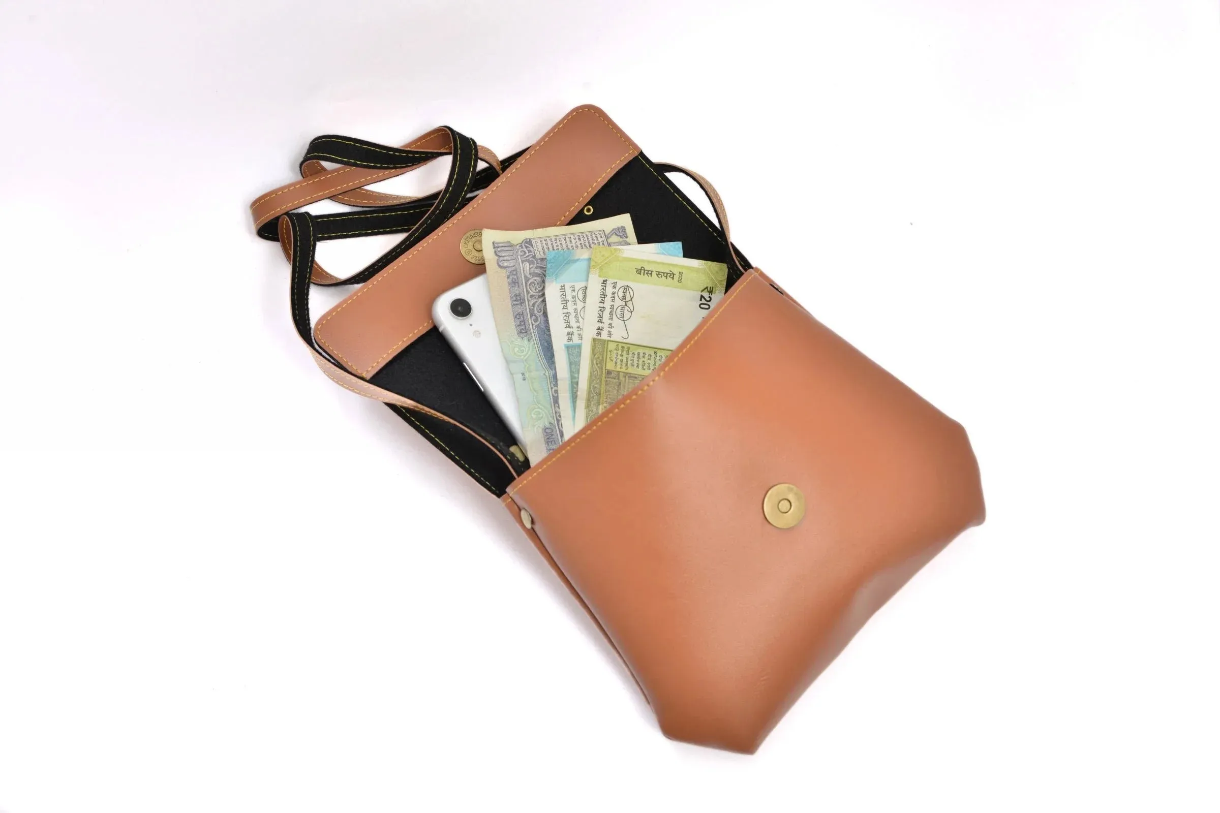 Personalized Sling Bag - Tan