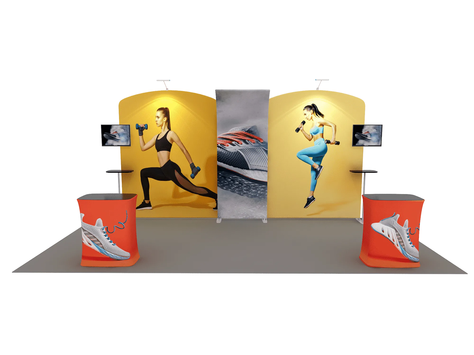 Portable Exhibit Display 6m - Model 9