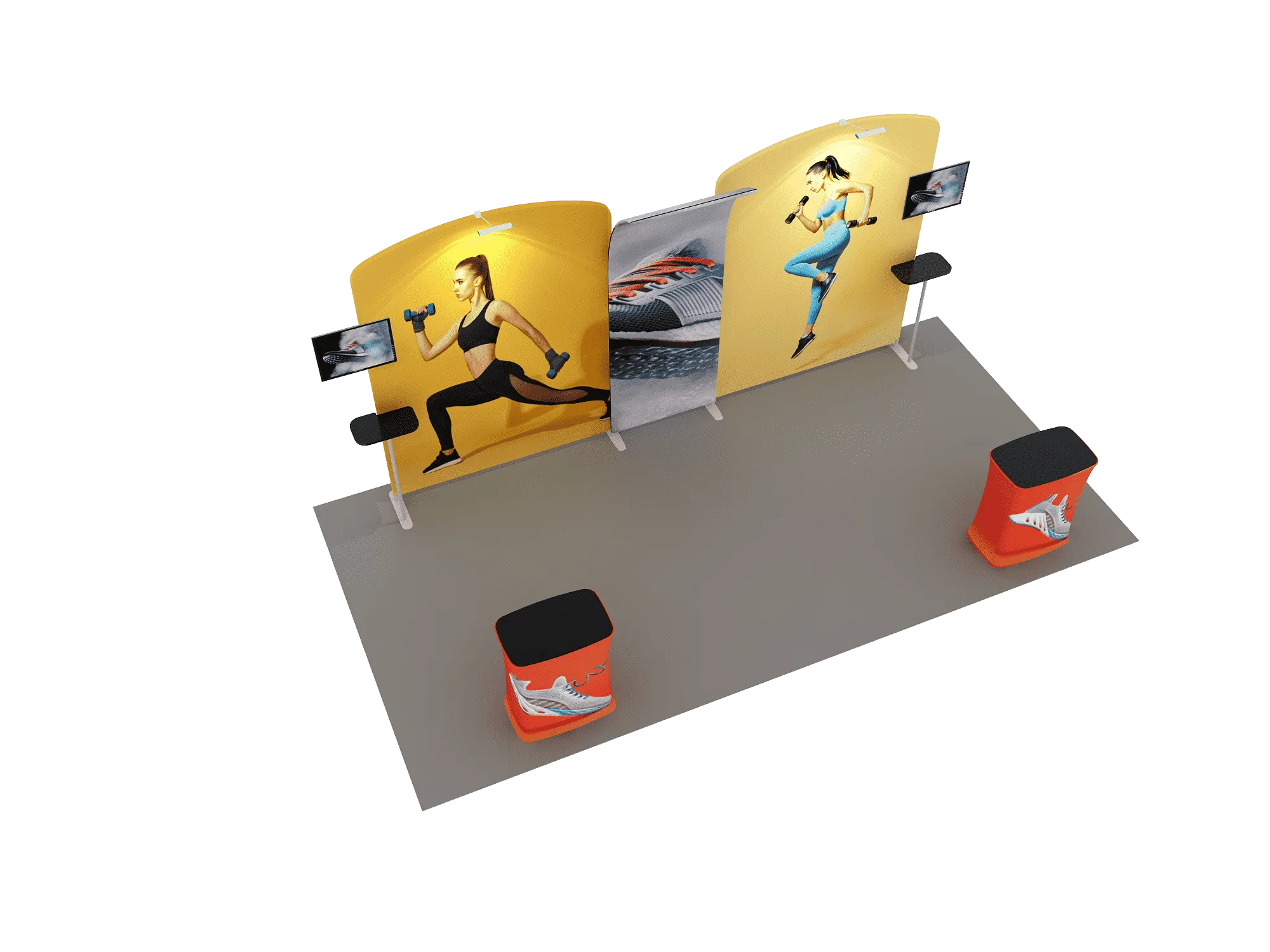 Portable Exhibit Display 6m - Model 9