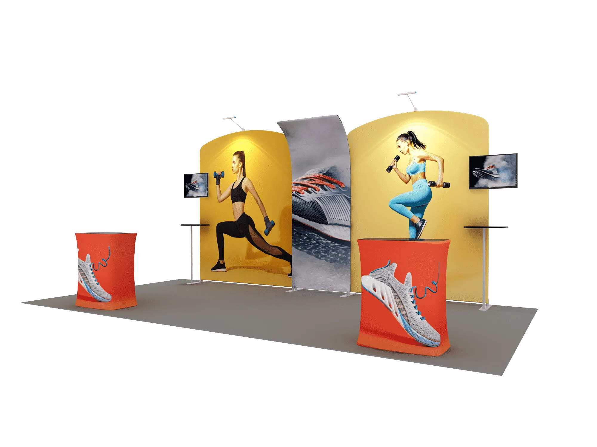 Portable Exhibit Display 6m - Model 9
