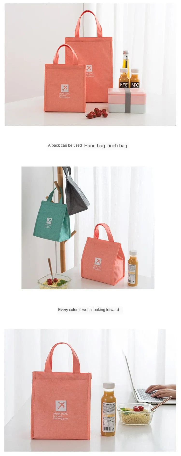 Portable Thermal Lunch Bag