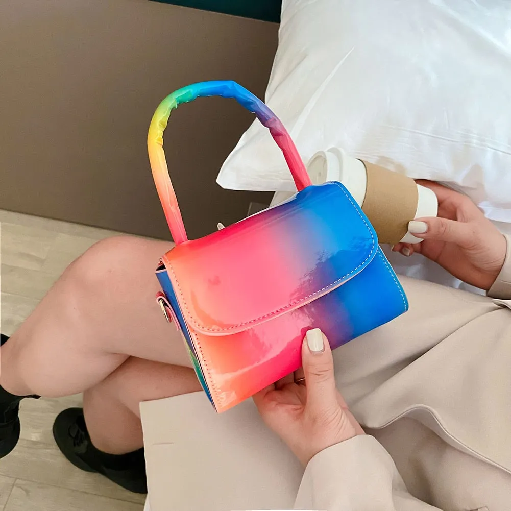 Rainbow Gradient Mini Sling Bag