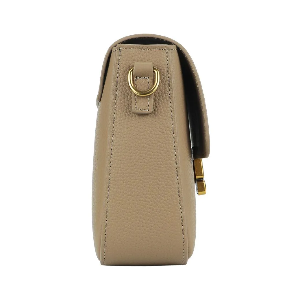 Royal Bagger Shoulder Crossbody Bags for Women Genuine Cow Leather Fashion Simple Commuter Underarm Small Square Bag 1555