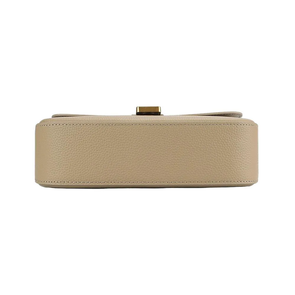 Royal Bagger Shoulder Crossbody Bags for Women Genuine Cow Leather Fashion Simple Commuter Underarm Small Square Bag 1555