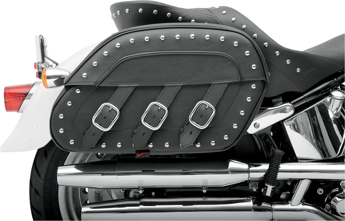 Saddlemen 3501-0225 Rigid-Mount Quick-Detach Slant Saddlebag - Desperado