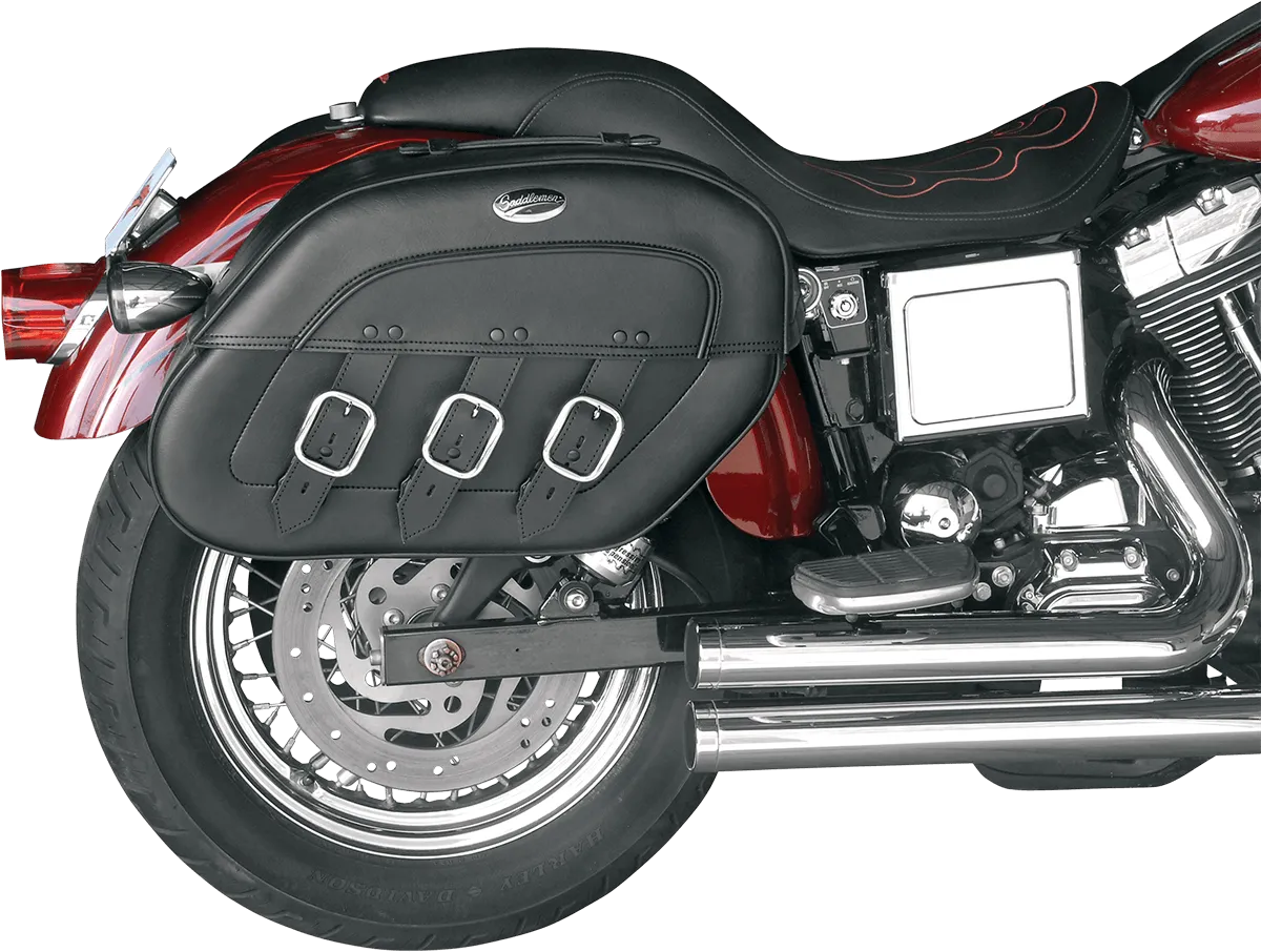 Saddlemen 3501-0225 Rigid-Mount Quick-Detach Slant Saddlebag - Desperado