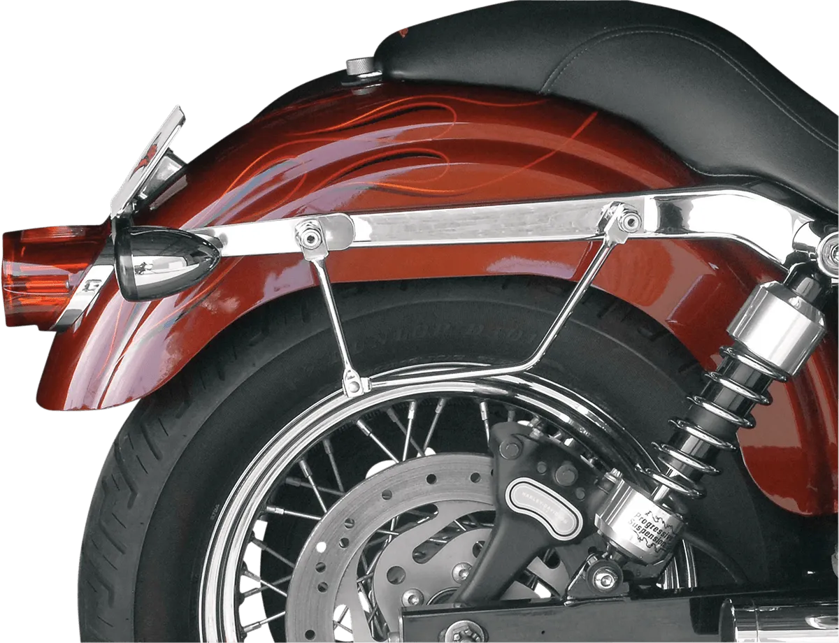 Saddlemen 3501-0225 Rigid-Mount Quick-Detach Slant Saddlebag - Desperado