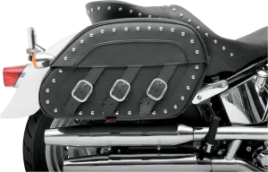 Saddlemen 3501-0225 Rigid-Mount Quick-Detach Slant Saddlebag - Desperado