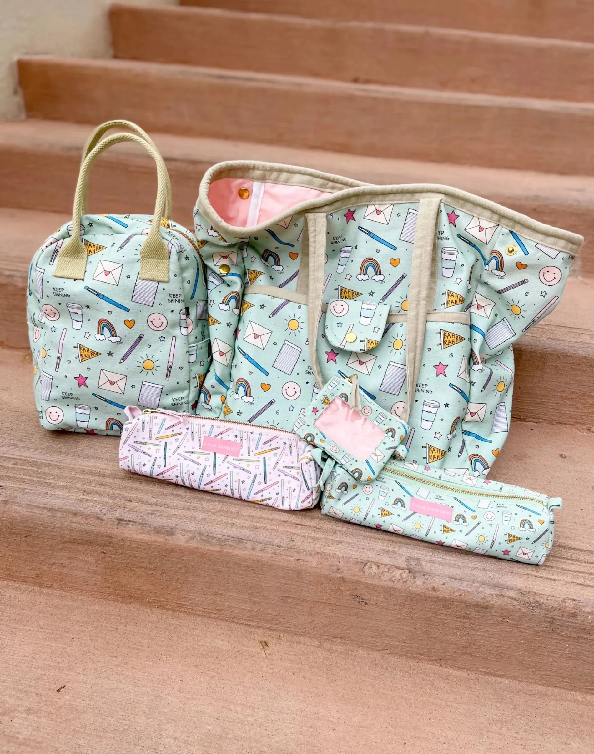 School Doodles Carry-All Tote