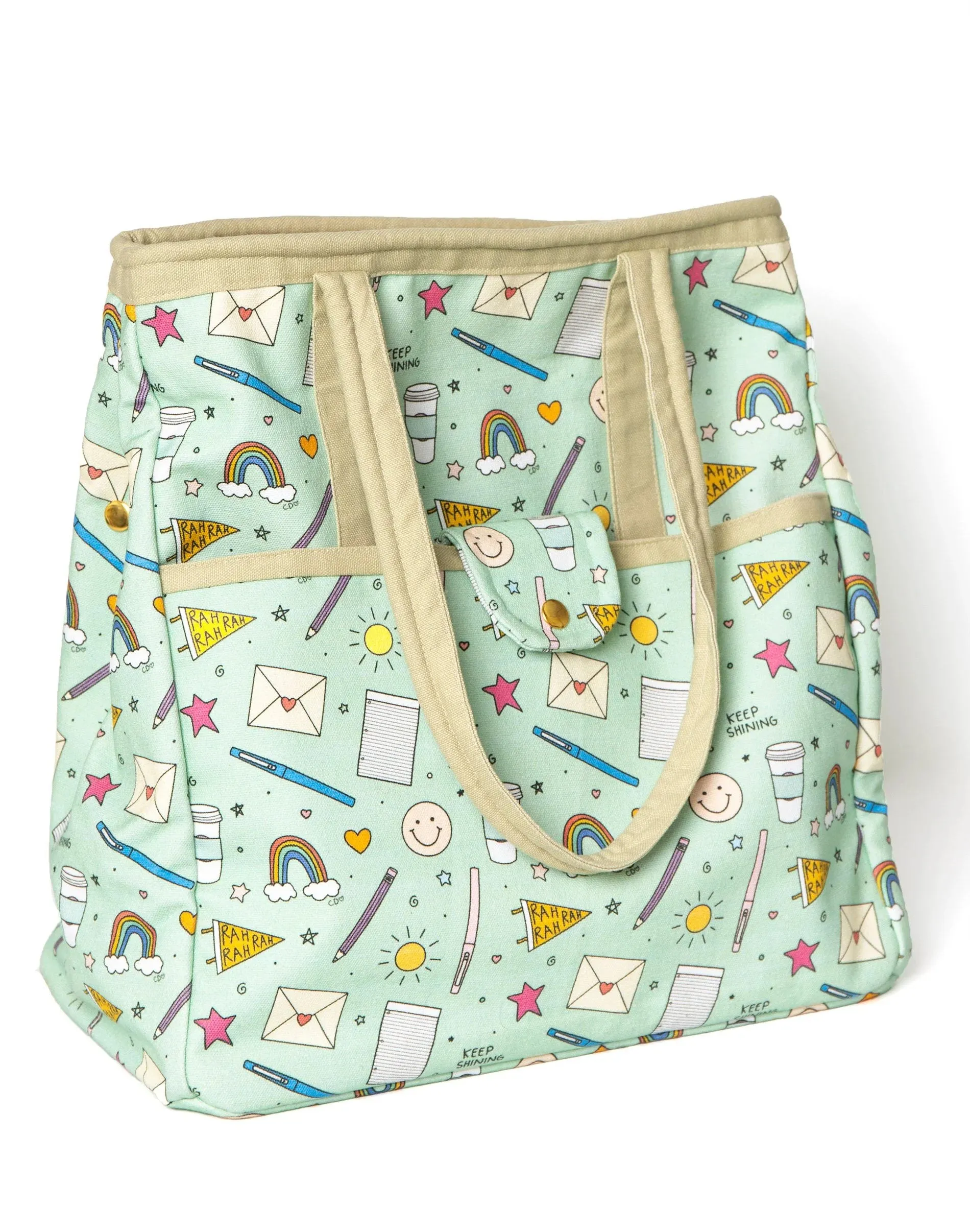 School Doodles Carry-All Tote
