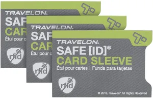 Set of 3 RFID Blocking Card Sleeves