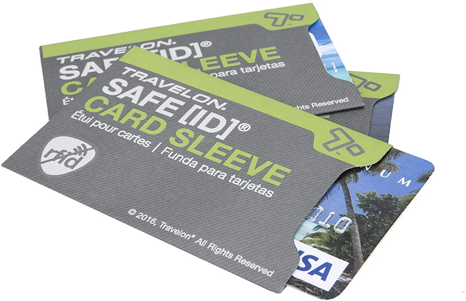 Set of 3 RFID Blocking Card Sleeves