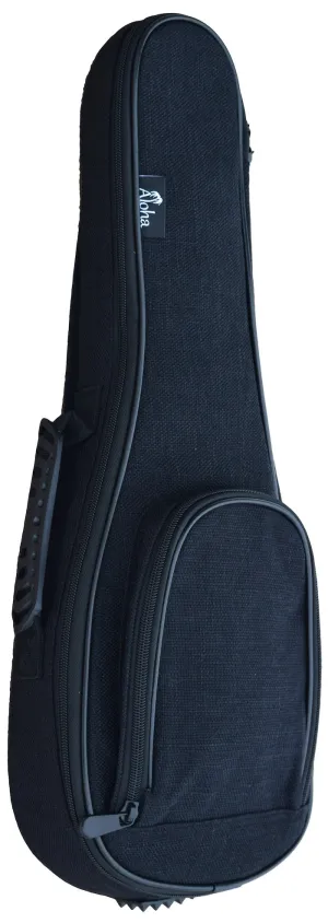 SMOOTH 25MM PADDED GIG BAG FOR CONCERT UKULELE - BLACK