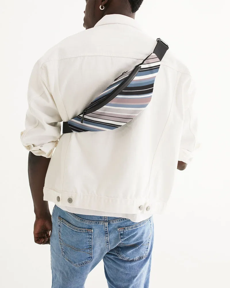Soft Beach Stripe Crossbody Sling Bag