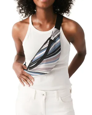 Soft Beach Stripe Crossbody Sling Bag