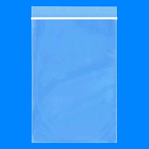 Spartan Industrial - 5” X 8” (1000 Pack) 2 Mil Clear Reclosable Zip Plastic Poly Bags with Resealable Lock Seal Zipper