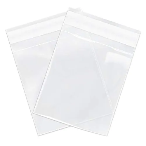 Spartan Industrial - 6" X 9" (200/1000 Pack) Crystal Clear Resealable Polypropylene Poly Bags for Jewelry, Cards, Photos, Envelopes - Self Seal & Reinforced