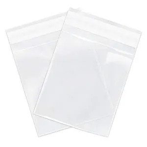Spartan Industrial - 6" X 9" (200/1000 Pack) Crystal Clear Resealable Polypropylene Poly Bags for Jewelry, Cards, Photos, Envelopes - Self Seal & Reinforced