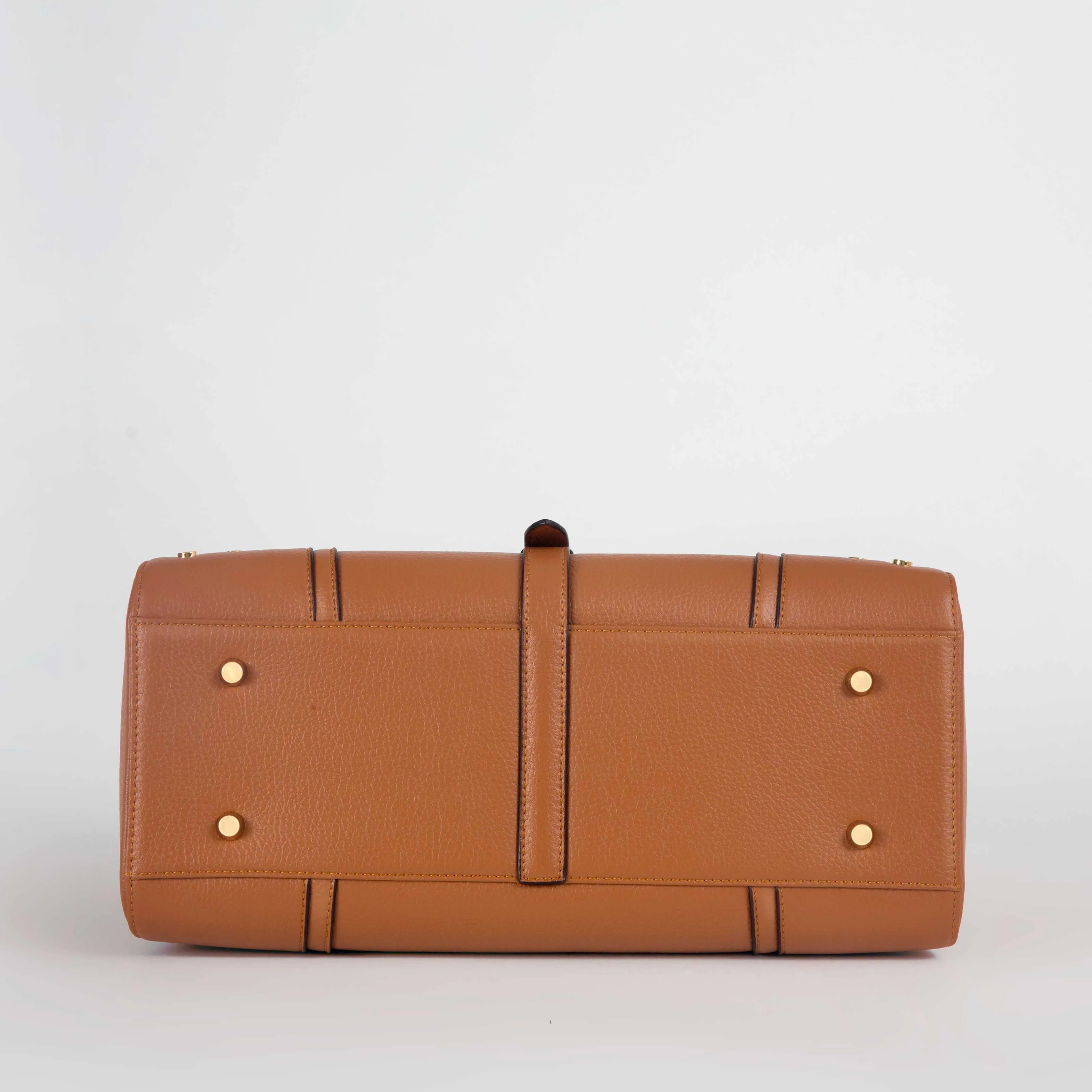 Stockholm Vegan Leather Handbag | Camel