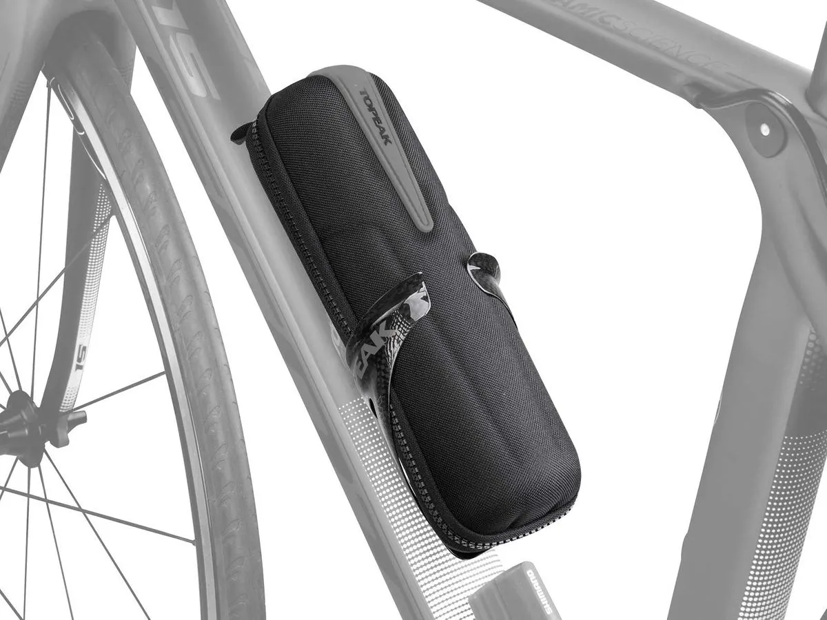 Topeak Cage Pack  hardshell, tool / Pump Case Black w/Grey Strap XL