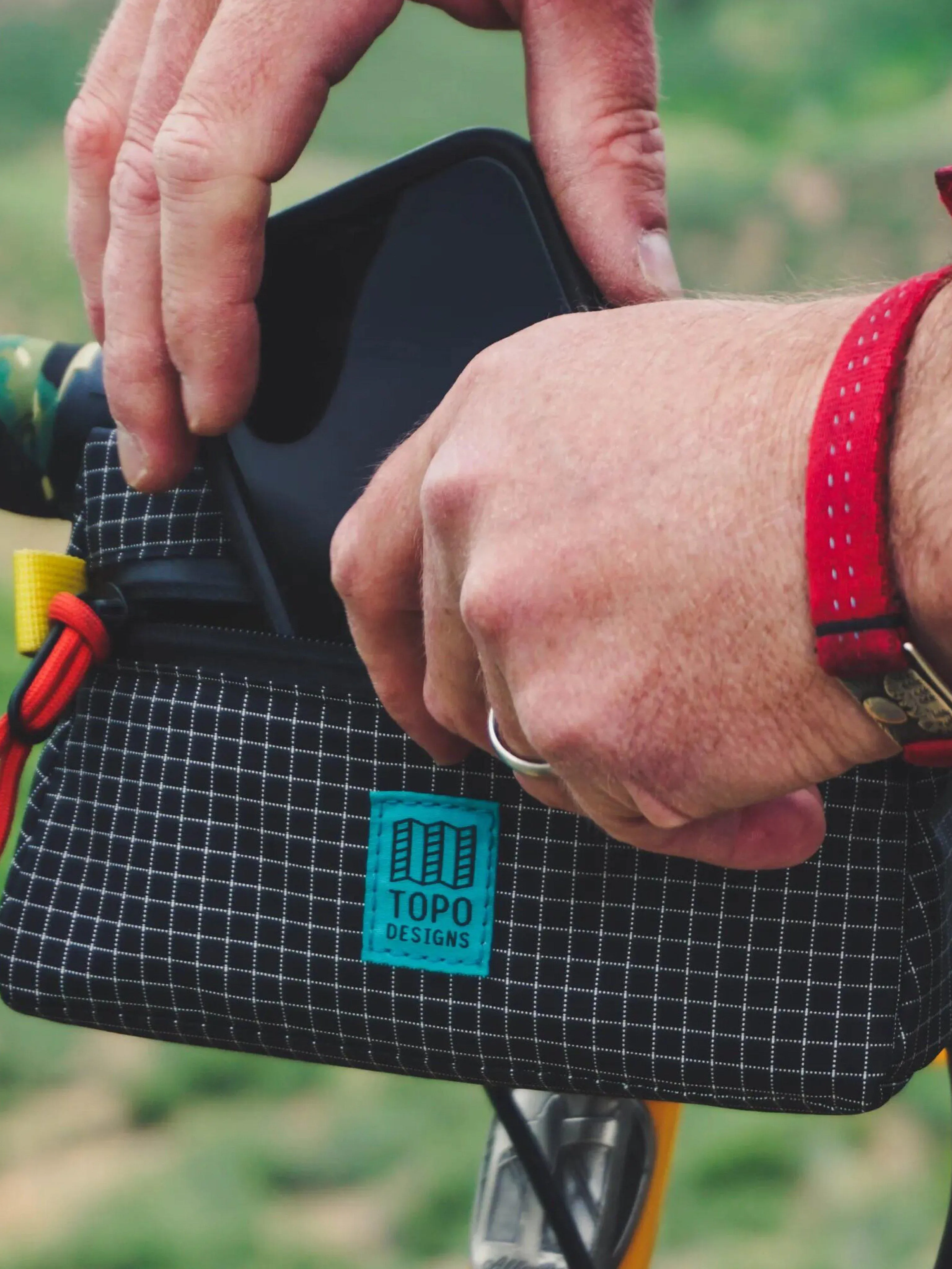 Topo Designs Mini Bike Bag Turquoise