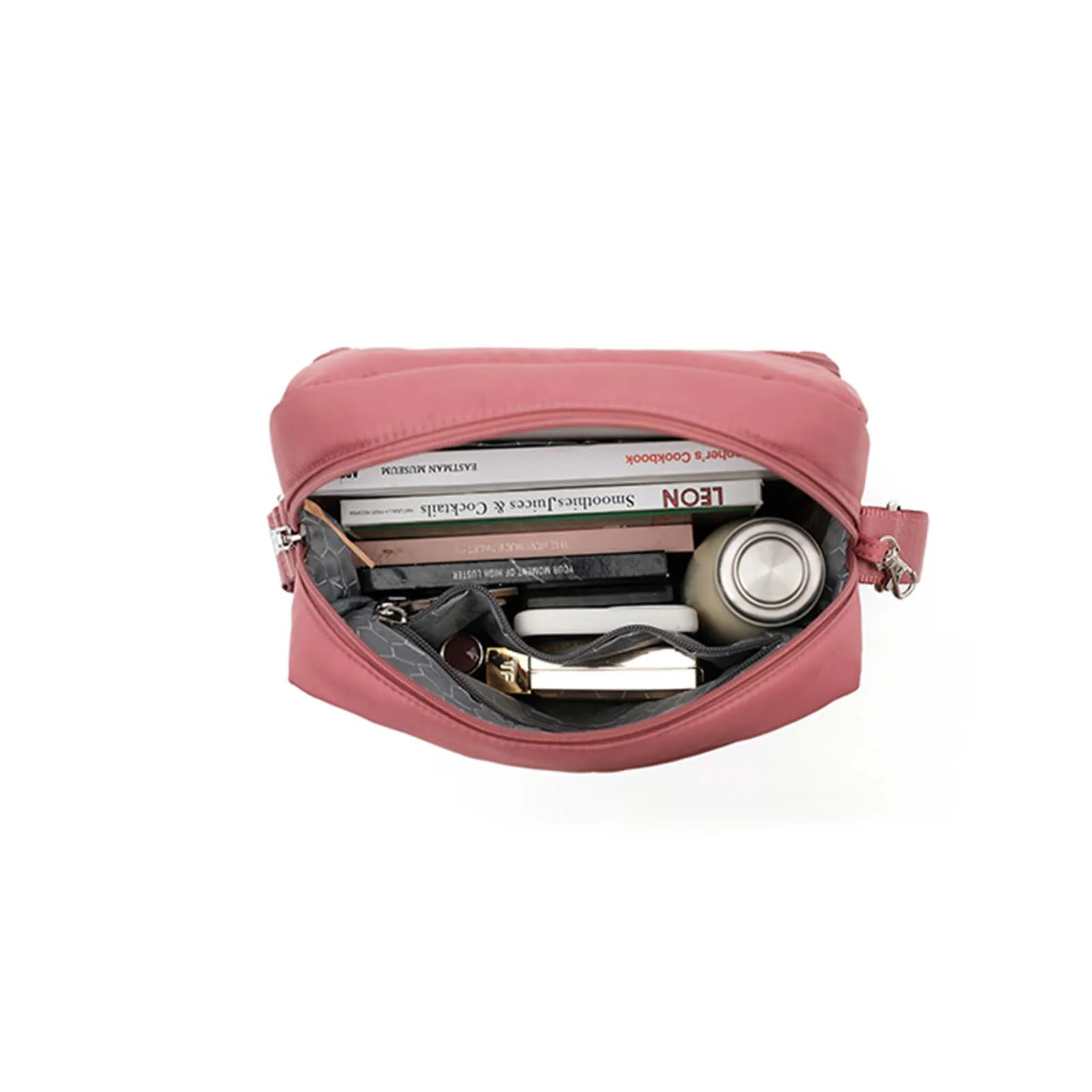 Tosca Anti-Theft Shoulder Bag Double Coral