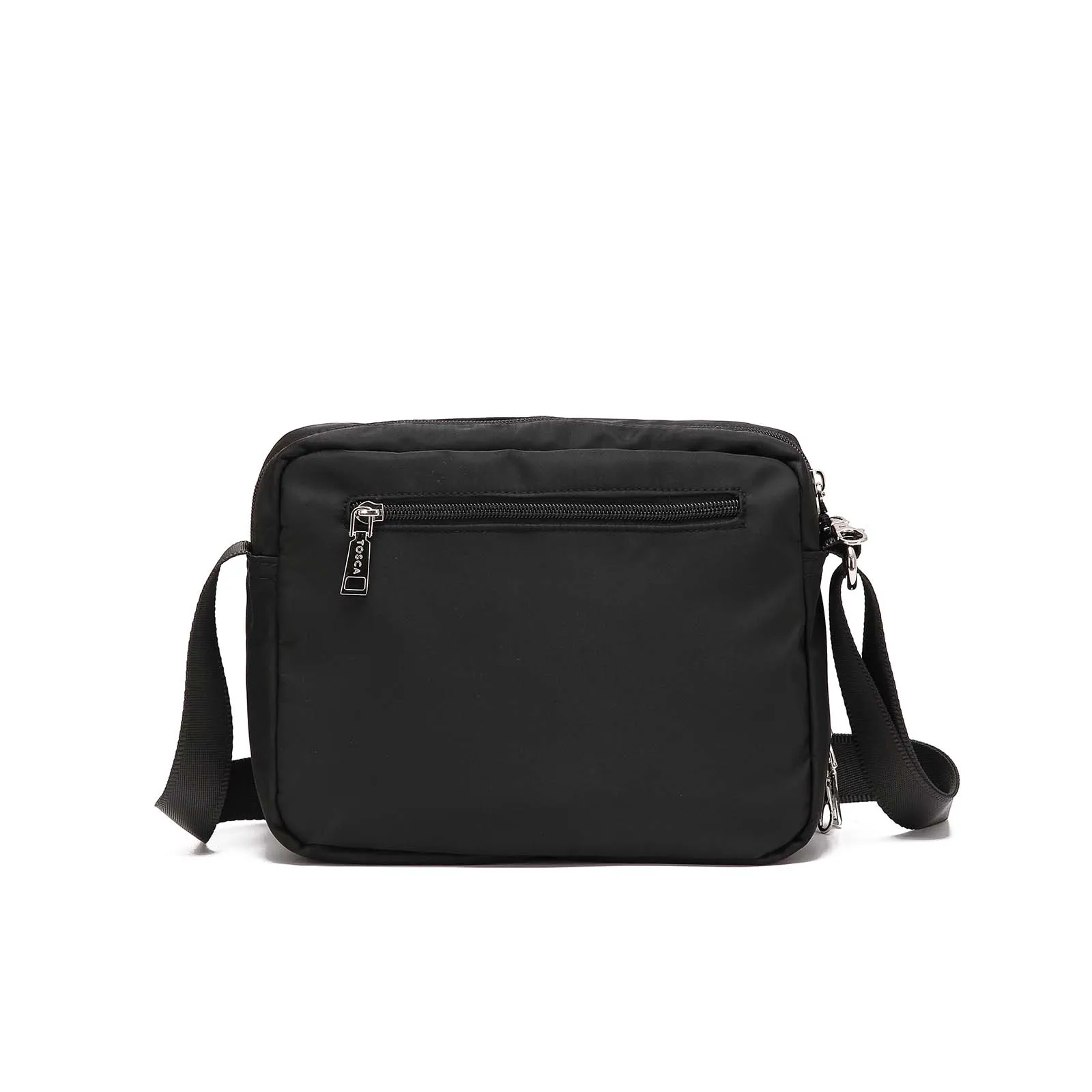 Tosca Anti-Theft Shoulder Bag Layered Black