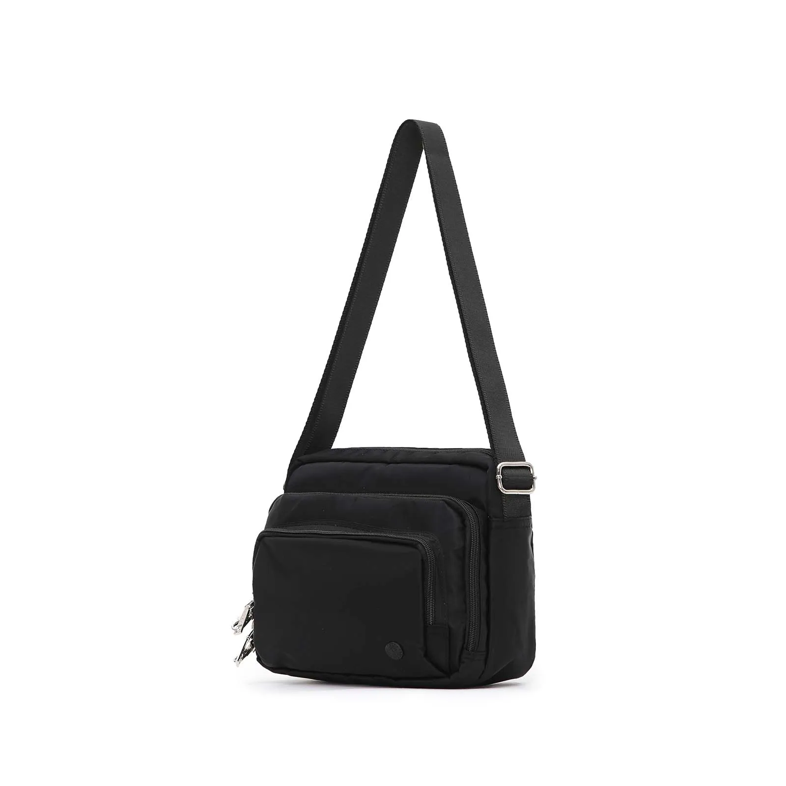 Tosca Anti-Theft Shoulder Bag Layered Black