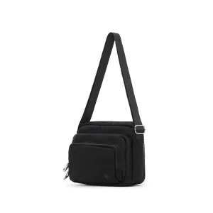 Tosca Anti-Theft Shoulder Bag Layered Black