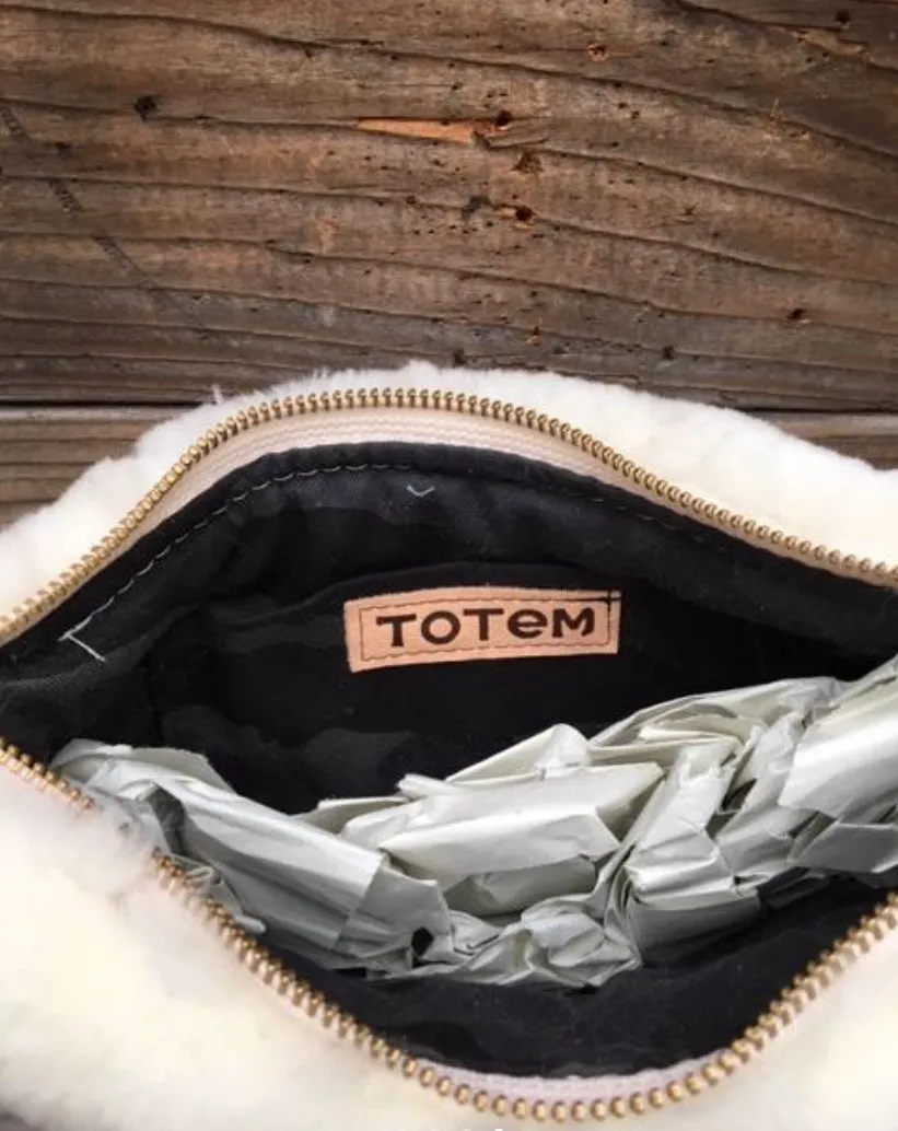 Totem Salvaged Shearling Sling Bag