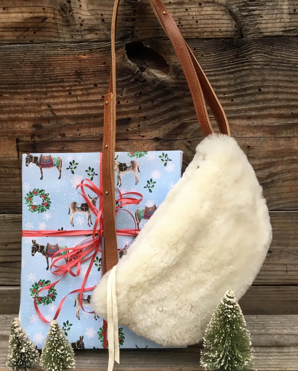 Totem Salvaged Shearling Sling Bag