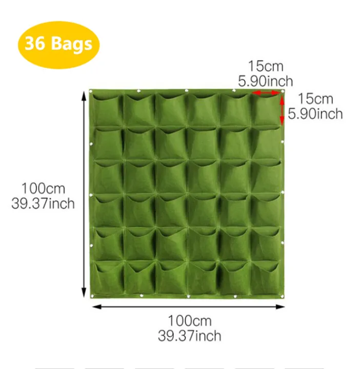 Wall Flower Planting Bags