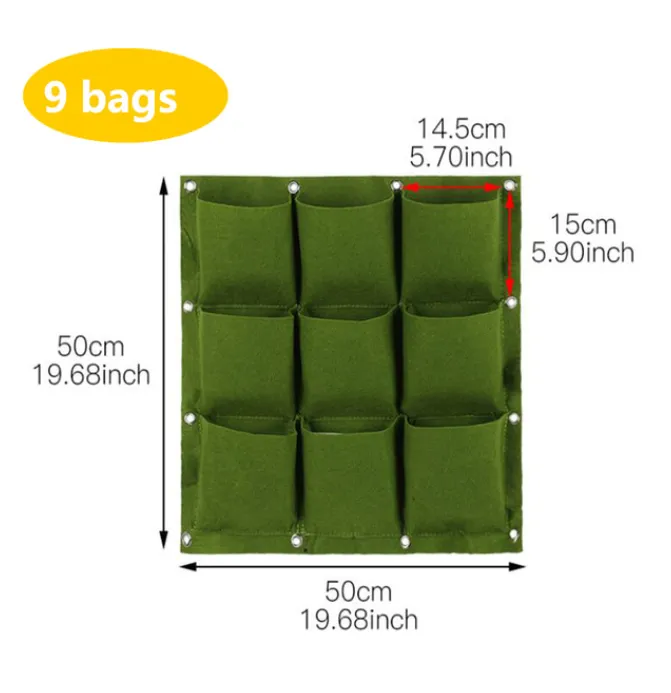 Wall Flower Planting Bags