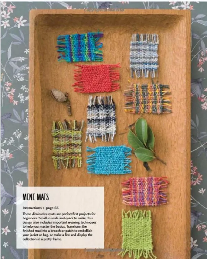 Weaving with Little Handmade Looms by Harumi Kageyama