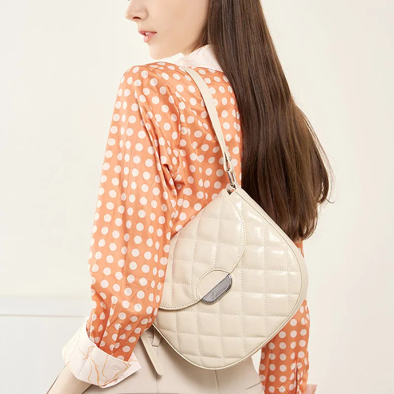 Women Fashion Minimalism Leather Casual Shoulder Bag