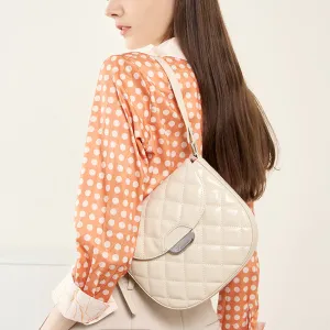 Women Fashion Minimalism Leather Casual Shoulder Bag