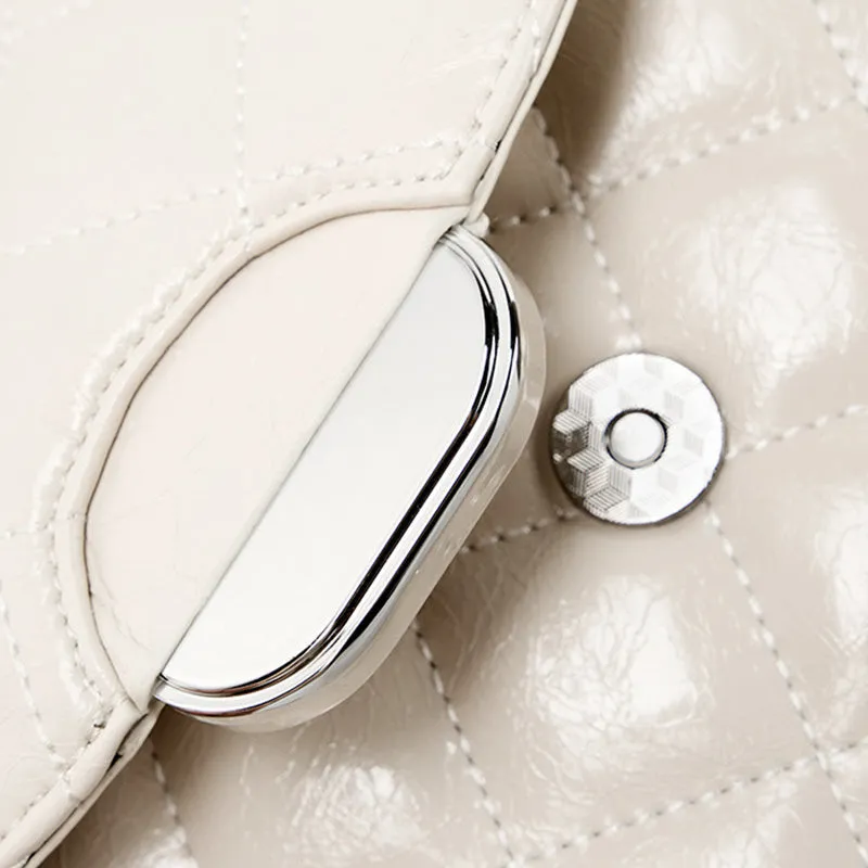 Women Fashion Minimalism Leather Casual Shoulder Bag