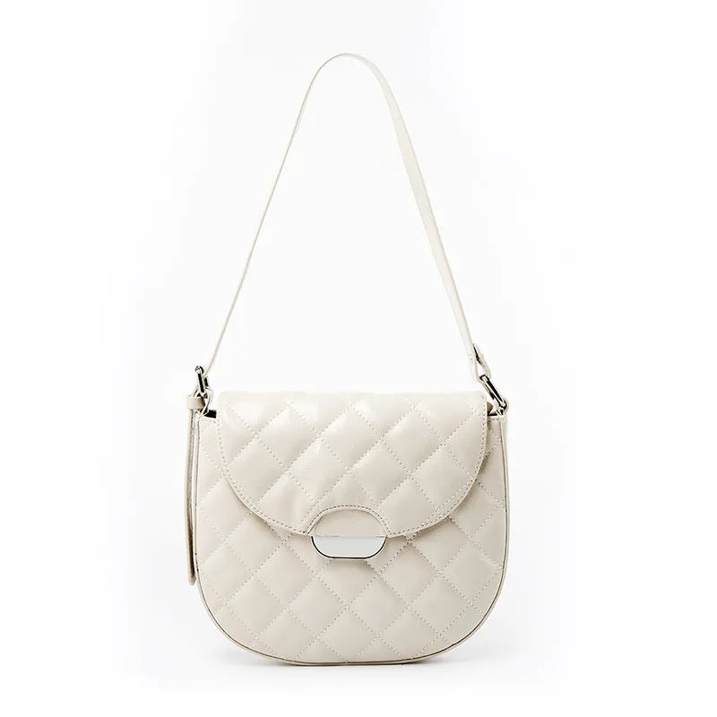 Women Fashion Minimalism Leather Casual Shoulder Bag