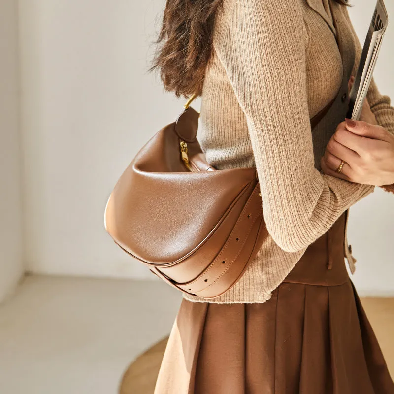Women Fashion Soft Leather Shoulder Cross Body Bag