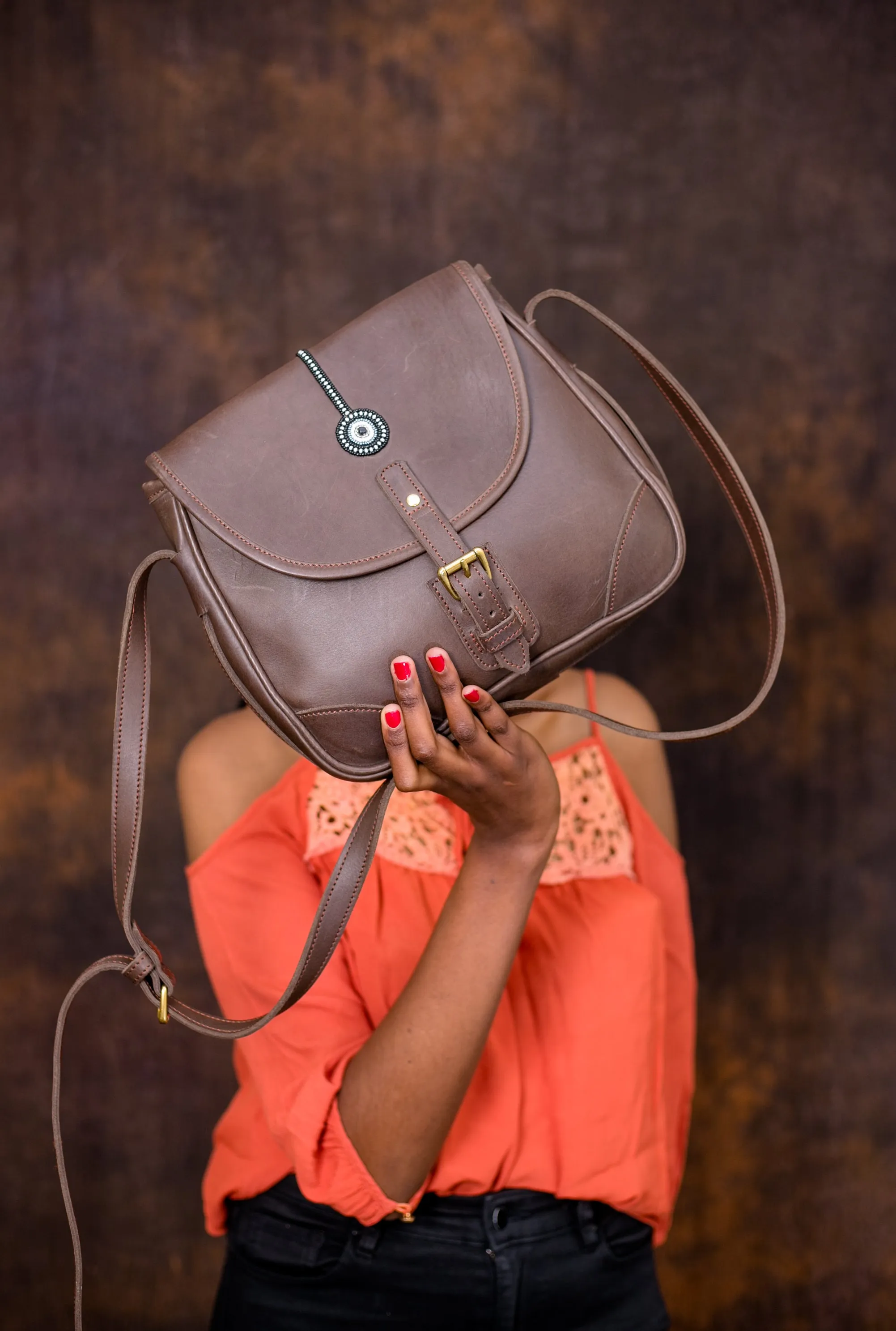 Women Leather Sling Bag