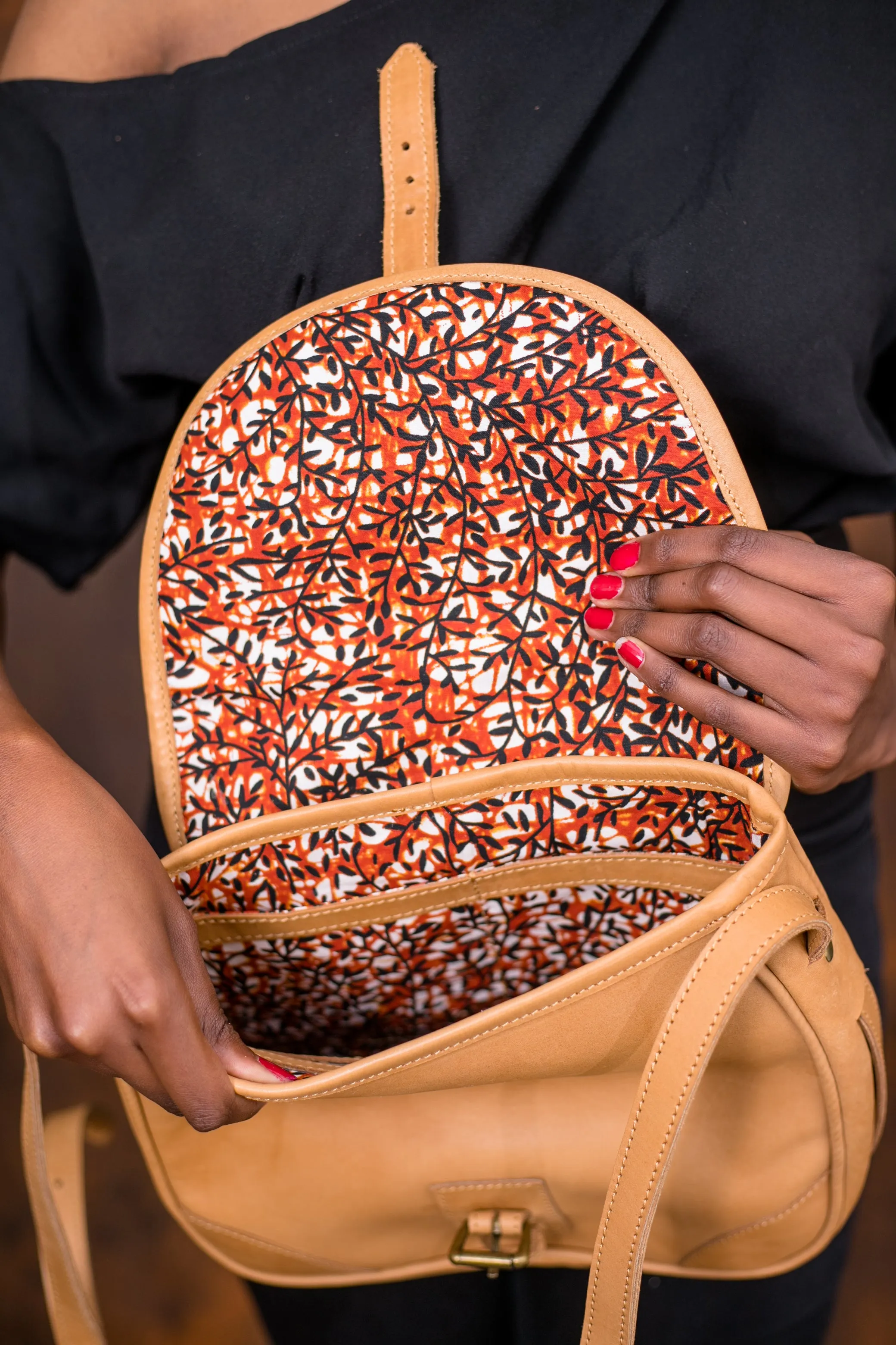 Women Leather Sling Bag
