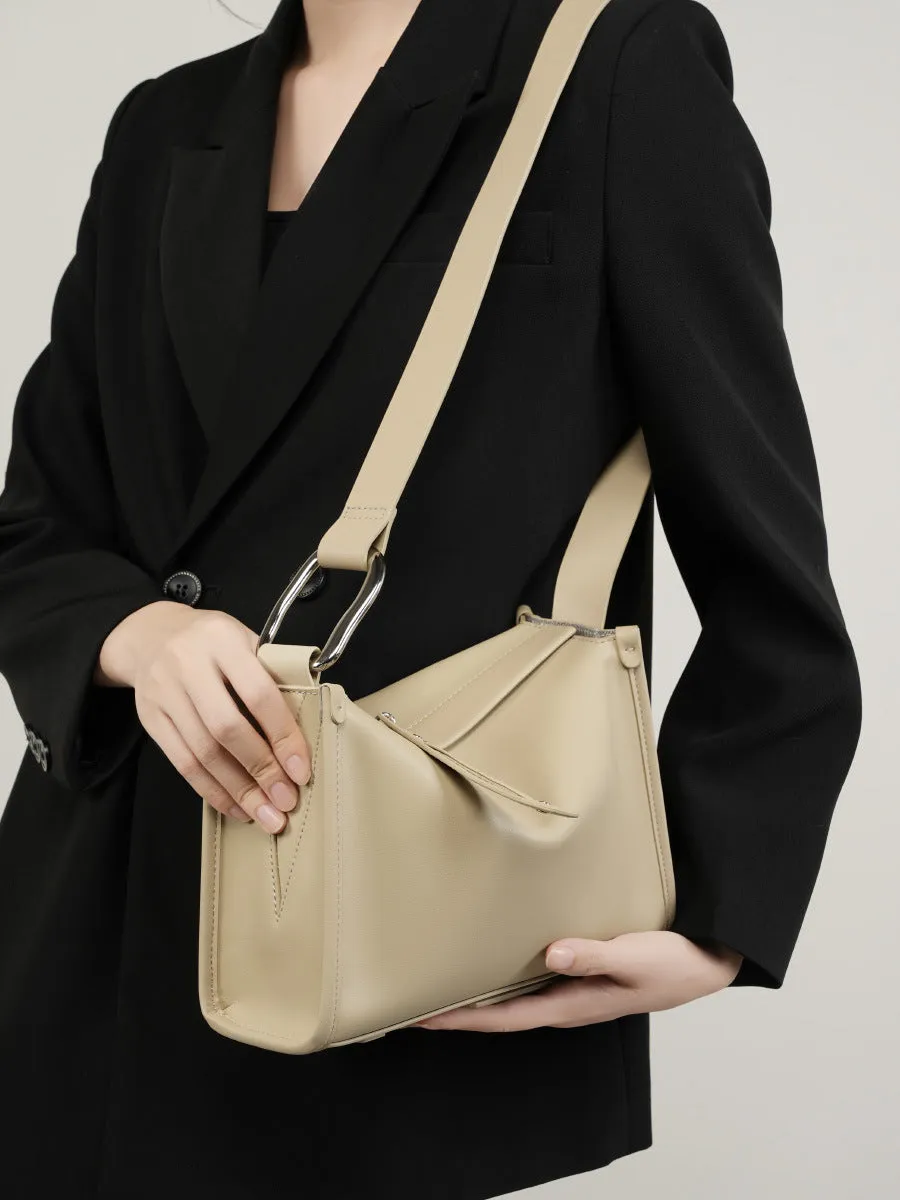 Women Minimalism Fashion Soft Leather Shoulder Bag