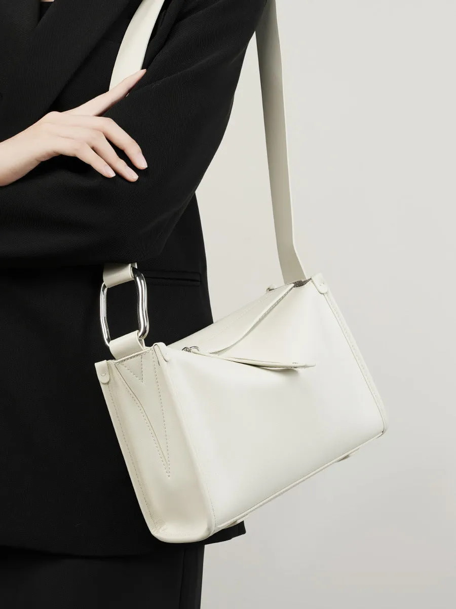 Women Minimalism Fashion Soft Leather Shoulder Bag