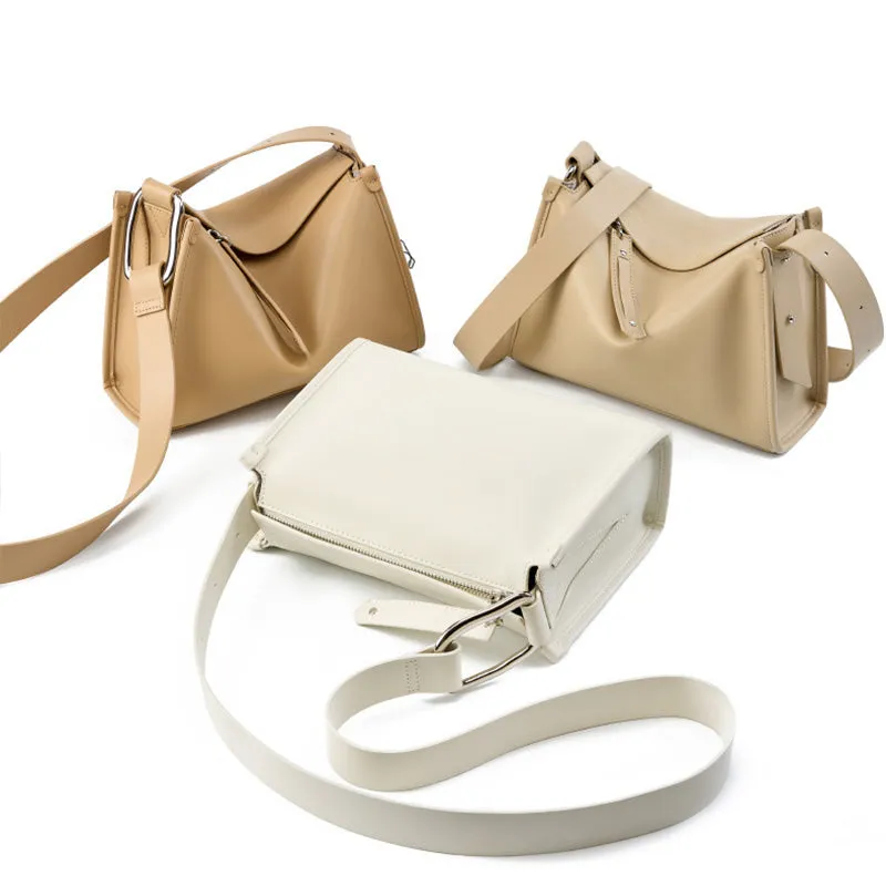 Women Minimalism Fashion Soft Leather Shoulder Bag