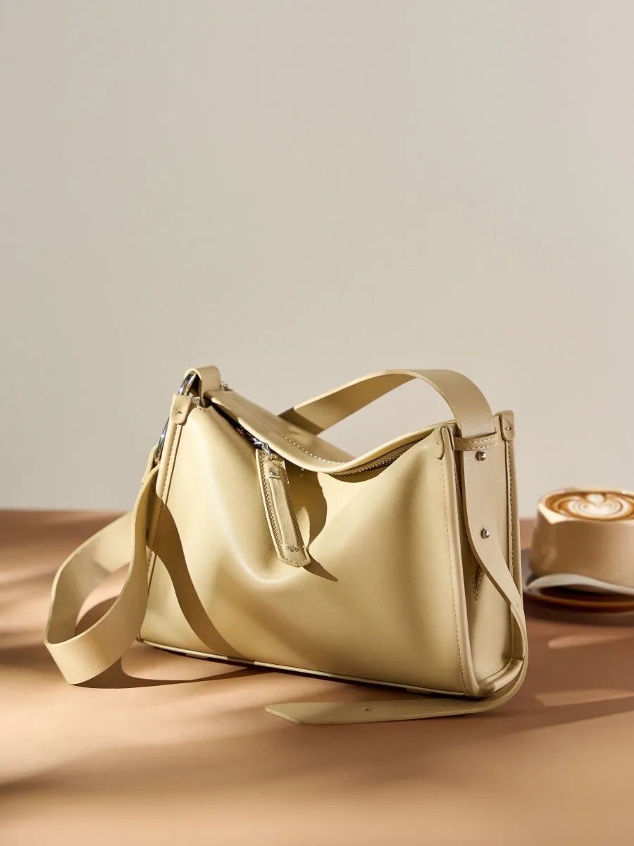 Women Minimalism Fashion Soft Leather Shoulder Bag