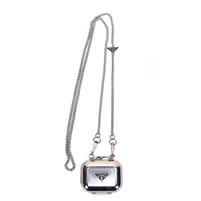 Women's Trendy Earphone Chain Metal Mini Shoulder Bags